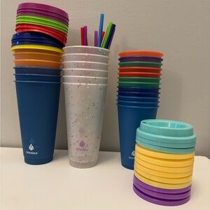 Manna 24oz Color Changing Reusable Cup Set & 16oz Color Changing for Hot Liquid